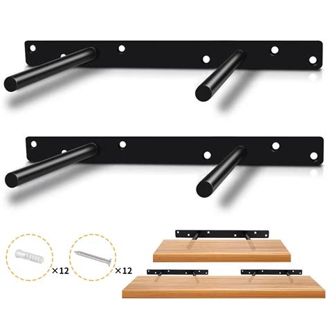 metal shelf brackets walmart|floating shelf wall mount bracket.